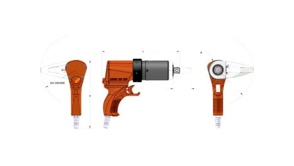 TTP-5 Dual Speed Pneumatic Torque Gun - Image 2